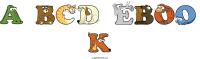 a-bcd-eboo-k animal word art