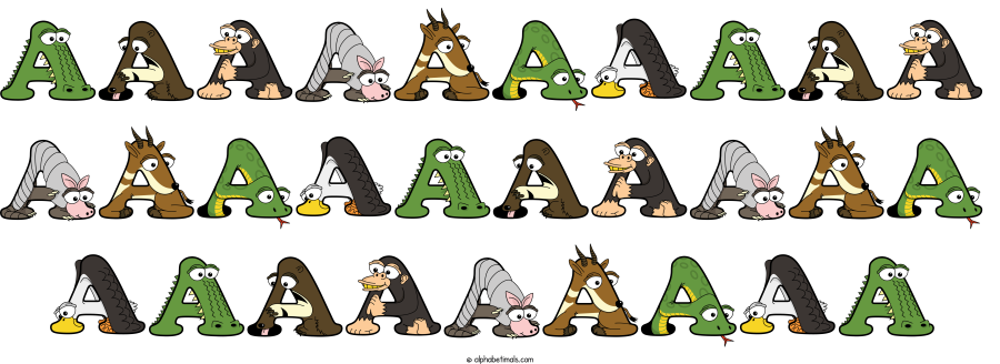 Aaaaaaaaaa Aaaaaaaaaa Aaaaaaaaa animal word art spelling Aaaaaaaaaa Aaaaaaaaaa Aaaaaaaaa with Alphabetimals - cartoon alphabet animals