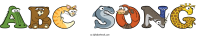 abc-song spelled using animal alphabet letters