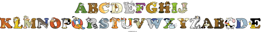 Abcdefghij Klmnopqrstuvwxyzabcde animal word art spelling Abcdefghij Klmnopqrstuvwxyzabcde with Alphabetimals - cartoon alphabet animals