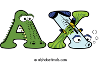 ax animal word art