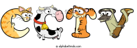 cctv animal word art
