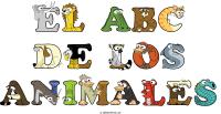 el-abc-de-los-animales animal word art