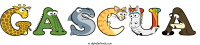 gascua animal word art