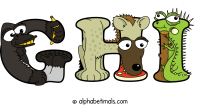 ghi animal word art