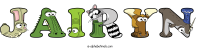 jairyn animal word art