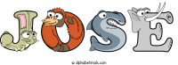 jose animal word art