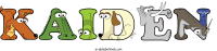 kaiden animal word art