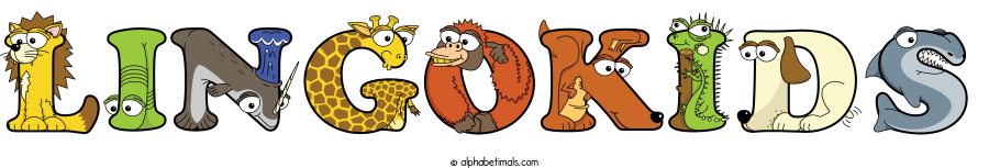 Lingokids animal word art spelling Lingokids with Alphabetimals - cartoon alphabet animals