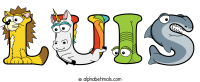 luis animal word art