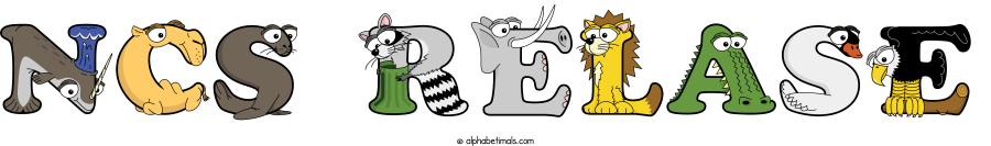 Ncs Relase animal word art spelling Ncs Relase with Alphabetimals - cartoon alphabet animals