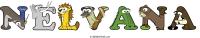 nelvana animal word art