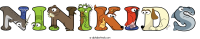 ninikids spelled using animal alphabet letters