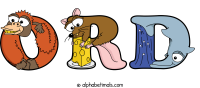 ord animal word art