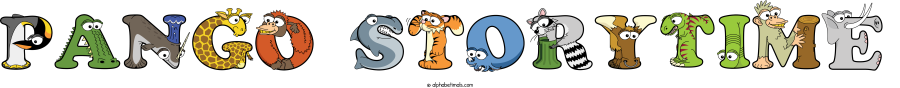 Pango Storytime animal word art spelling Pango Storytime with Alphabetimals - cartoon alphabet animals