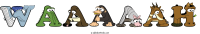 waaaaah animal word art
