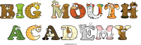 big-mouth-academy animal word art