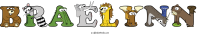 braelynn animal word art