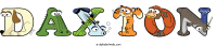 daxton animal word art