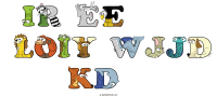 ir-ee-------loiy-wjjd-kd animal word art